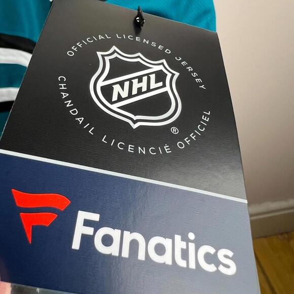 San Jose Sharks Weatherboy #69 Fanatics Breakaway Home Jersey Men’s Size 2XL NHL - Picture 3 of 10